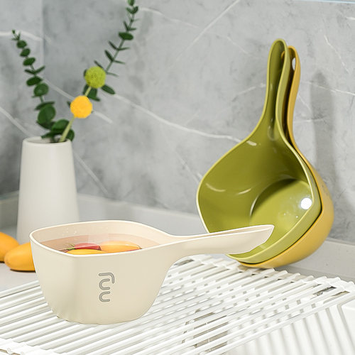 新款水瓢加厚长柄耐高温水勺大容量浇菜厨房摔不坏家用塑料水舀子 - 图3