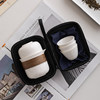 Travel tea set, one pot, six cups, quick cup, portable tea set, carrying bag for outdoor drinking alone