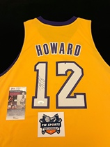 Howard signed jersey basketball suit No. 12 Howard Howard pro-pen signature jersey Lakers 39