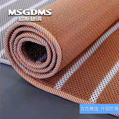 穆斯纯3D冰丝凉席硬护脊空气纤维软硬调节透气水洗5D6D床垫3D凉席 - 图2