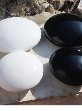 玻璃钢仿真围棋雕塑广场公园坐凳石头模型超大黑白五子棋挂壁摆件