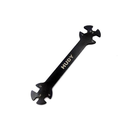 HUDY高品质工具扳手工具 3 4 5.5 7 8MM调车工具多合一181090 - 图0