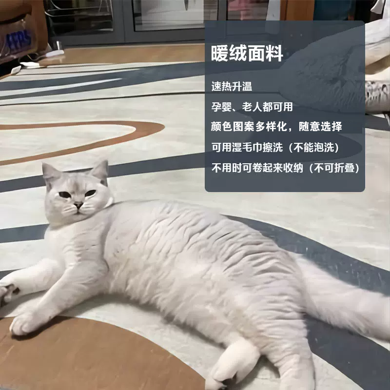 多恩石墨烯地暖垫碳晶电热地毯家用加热垫客厅地热垫移动发热地垫,淘宝优惠券,粉丝福利购,淘宝优惠卷