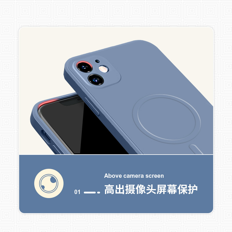 iphone14promax新款magsafe磁吸套i适用苹果13pro手机壳迪士尼iPhone11无线充电磁吸12mini米奇ip15情侣plus - 图1