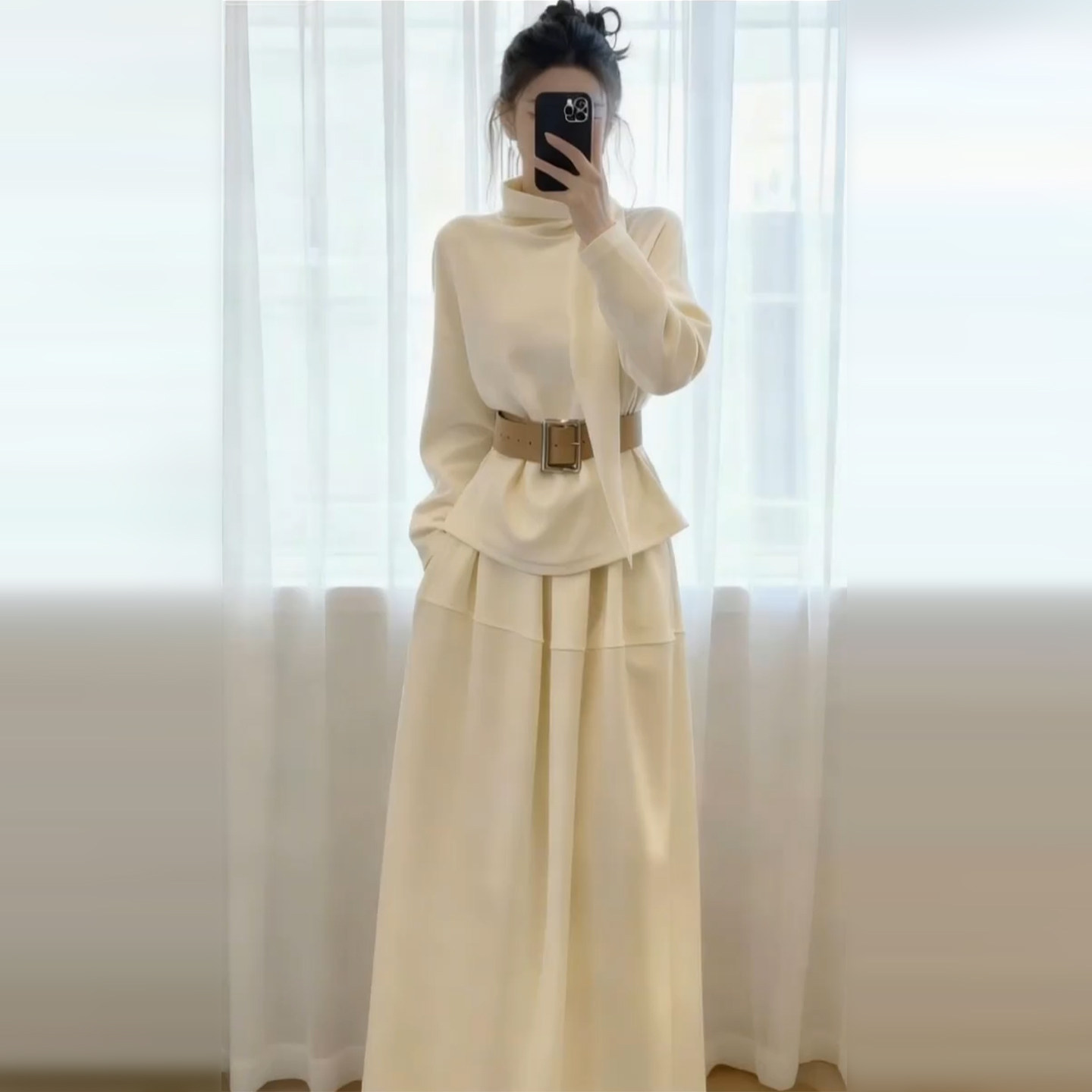 法式小香风半高领针织连衣裙子女冬季2025年新款巨好看穿搭一整套,淘宝优惠券,粉丝福利购,淘宝优惠卷