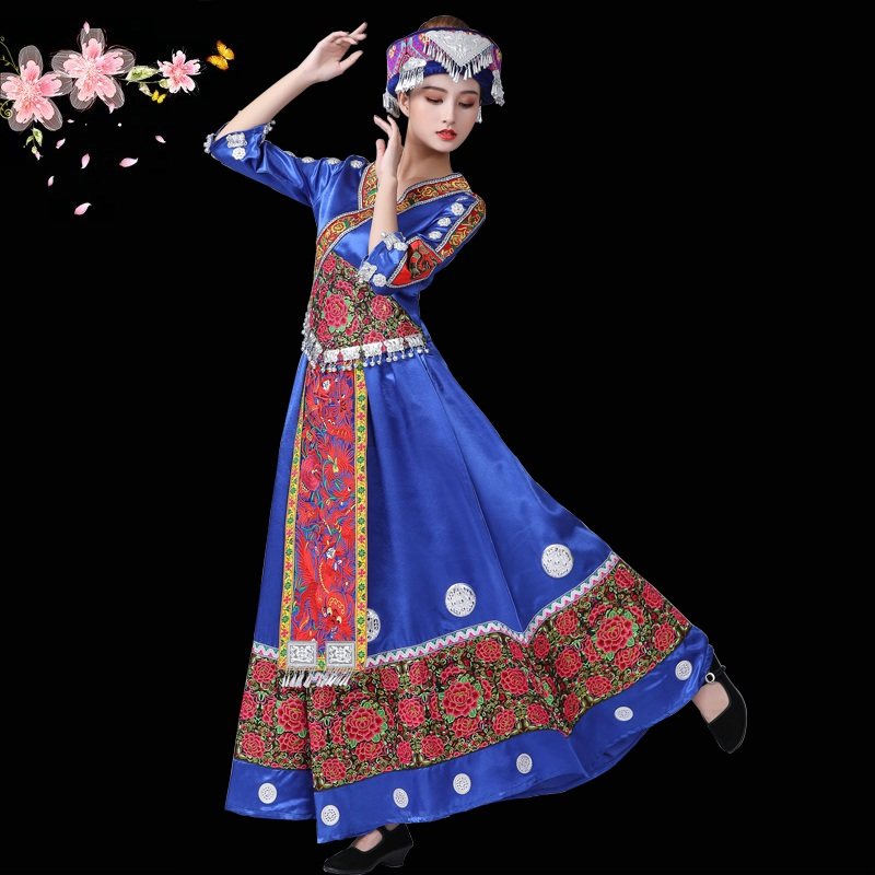 少数民族服装女壮族土家族传统服饰 姝畅民族服装/舞台装