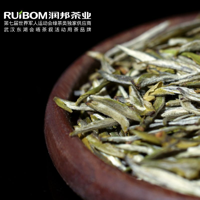 润邦茶业2024年新茶高山金牌贡芽鲜嫩芽茶办公室日常口粮绿茶100g - 图2