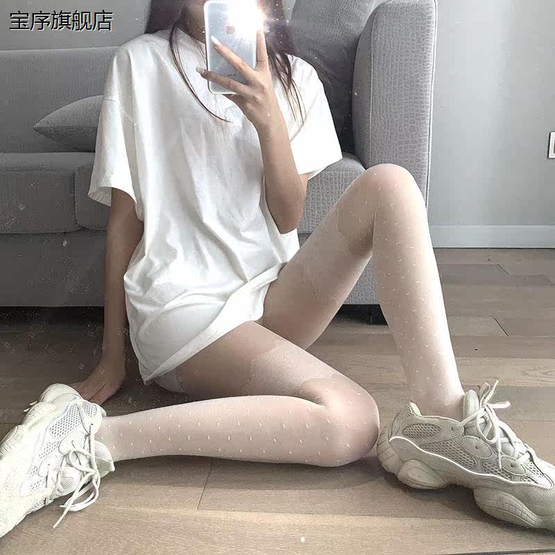 蕾丝花边波点性感暗黑春夏秋连裤袜 宝序连裤袜/打底袜