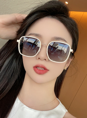 偏光防紫外线女大脸显瘦近视墨镜