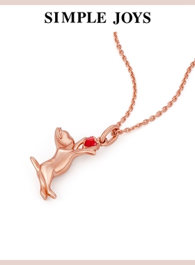 野草莓可爱卡哇伊18k时尚金吊坠