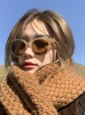 milaowen刘亦菲许红豆同款墨镜女