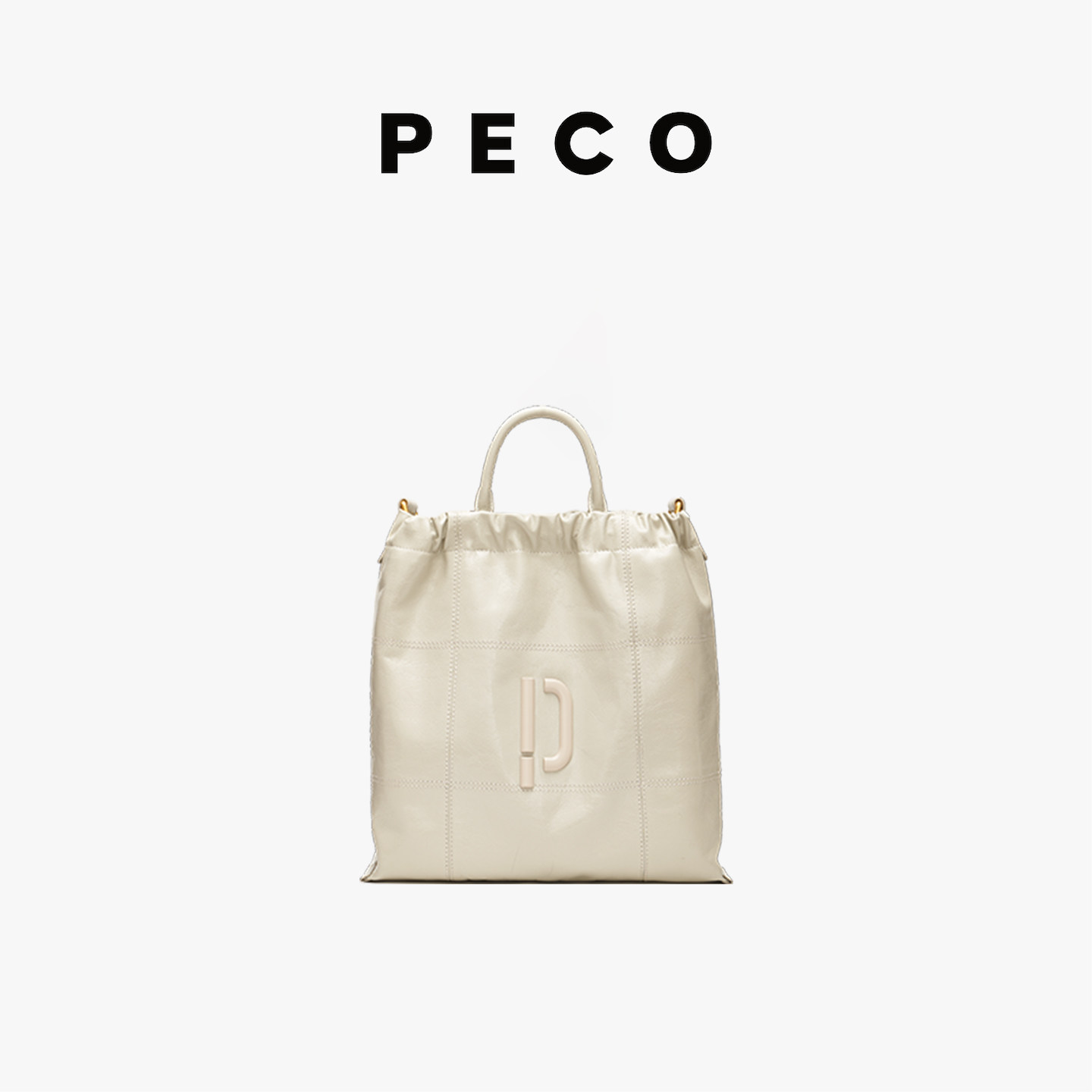 PECO城市系列水手包单肩油蜡皮垃圾袋通勤小众高级感大容量斜挎包,淘宝优惠券,粉丝福利购,淘宝优惠卷