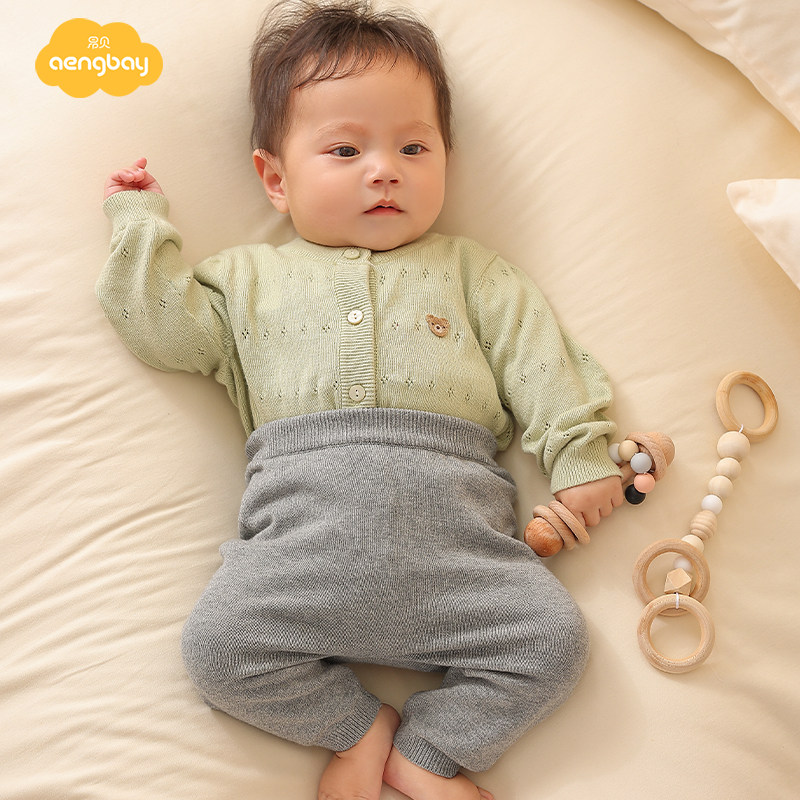 Aengbay婴儿毛线裤秋冬保暖打底毛裤新生幼儿裤子宝宝哈伦裤早春,淘宝优惠券,粉丝福利购,淘宝优惠卷