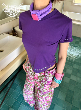 官方emo salad 3D打印choker 钻戒项圈项链 原创设计小众项链 2色