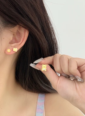 黄油小熊项链设计感送闺蜜女生