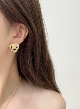 NiceMood金色小熊项链送礼