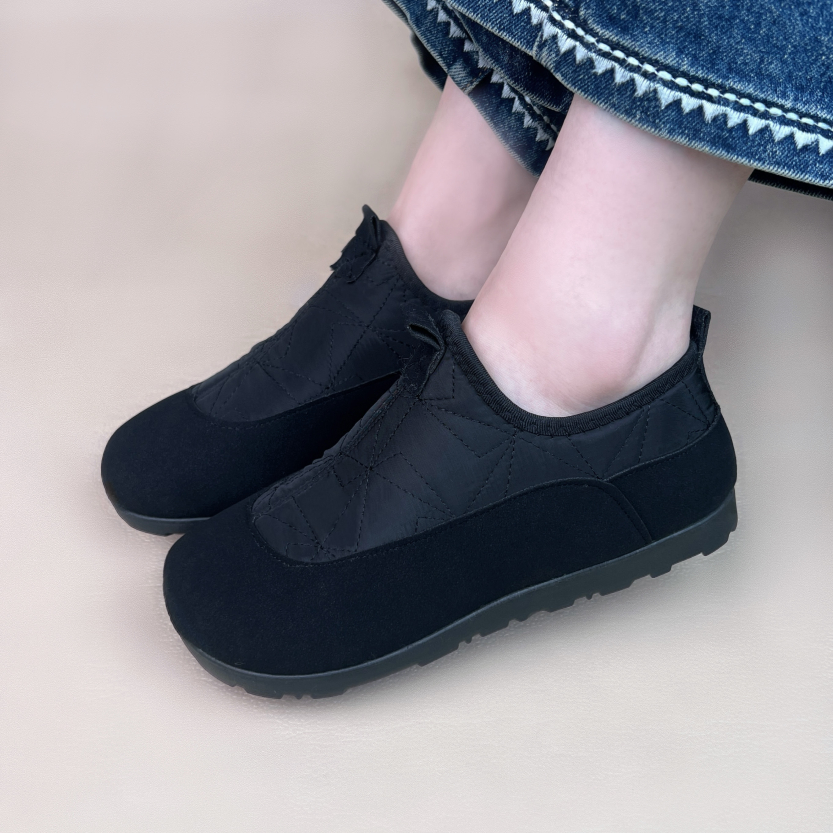 老北京布鞋女棉鞋冬季一脚蹬妈妈鞋子软底时尚雪地靴防滑百搭短靴,淘宝优惠券,粉丝福利购,淘宝优惠卷