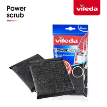 Microlida bifacial steel wire sponge wiping kitchen cleaning Baise cloth Dishcloth Dishcloth Thickened Sponge Brush Pan God