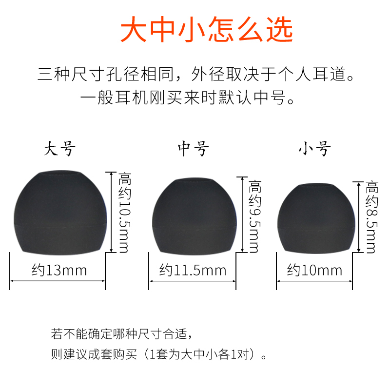 适用红米Redmi AirDots3无线蓝牙耳机套小米airdots2硅胶耳塞套AirDots入耳式运动耳帽mini耳机塞青春版配件 - 图1