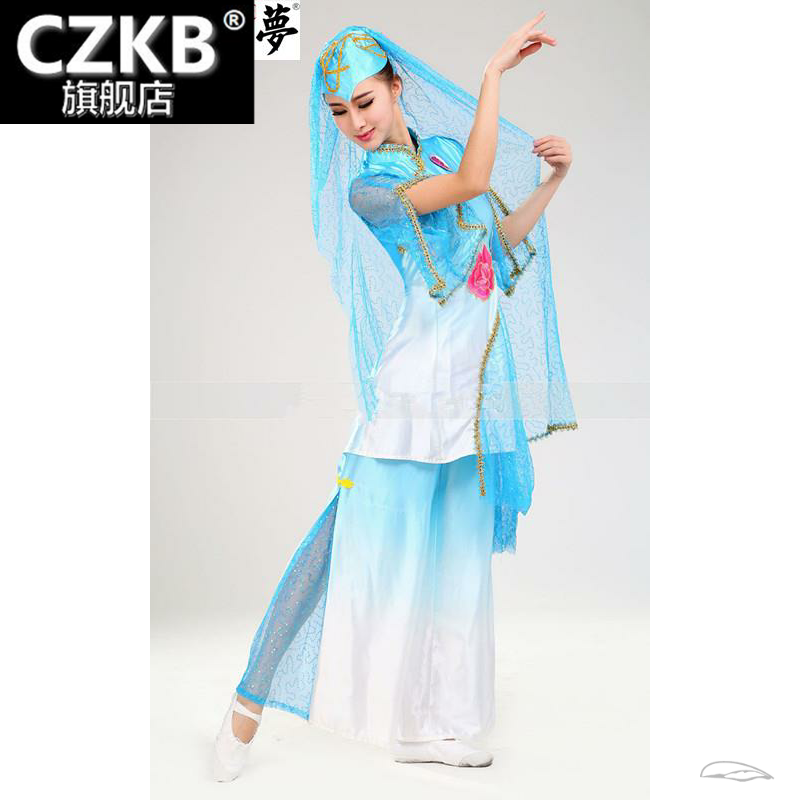 新款演出服装民族舞蹈服装伊斯兰 czkb民族服装/舞台装
