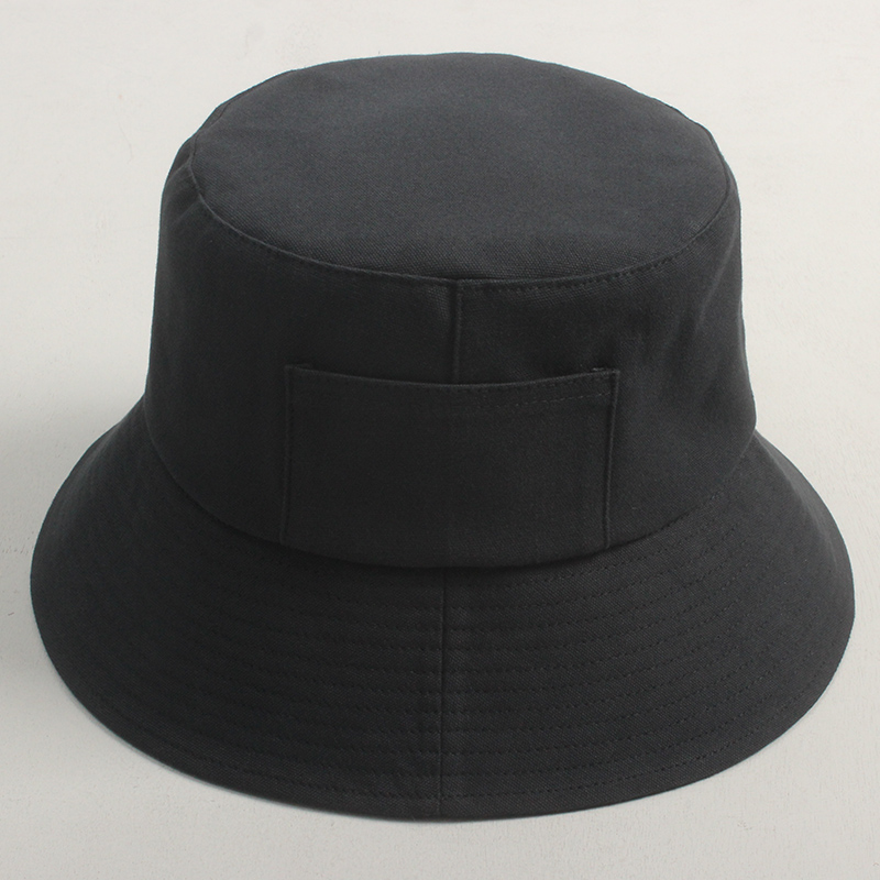 正品口袋渔夫帽女夏季遮阳防晒ins百搭黑色盆帽子Baby明星同款潮