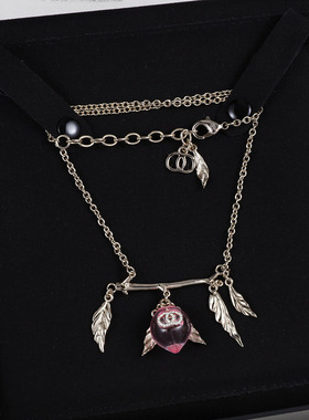 25手工坊仙女桃子造型项链