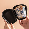 Jiangxu blue and white hand-catch pot small set of travel tea set