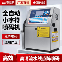 MAGISTO full automatic small character spray code machine hit production date batch number lattice font intelligent automatic code-making machine pop can food packaging bag wine bottle tubing spray-code machine assembly line