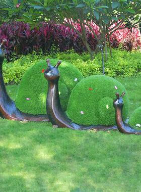 户外玻璃钢园区卡通动物长颈鹿雕塑景观小品公园草坪绿化装饰摆件