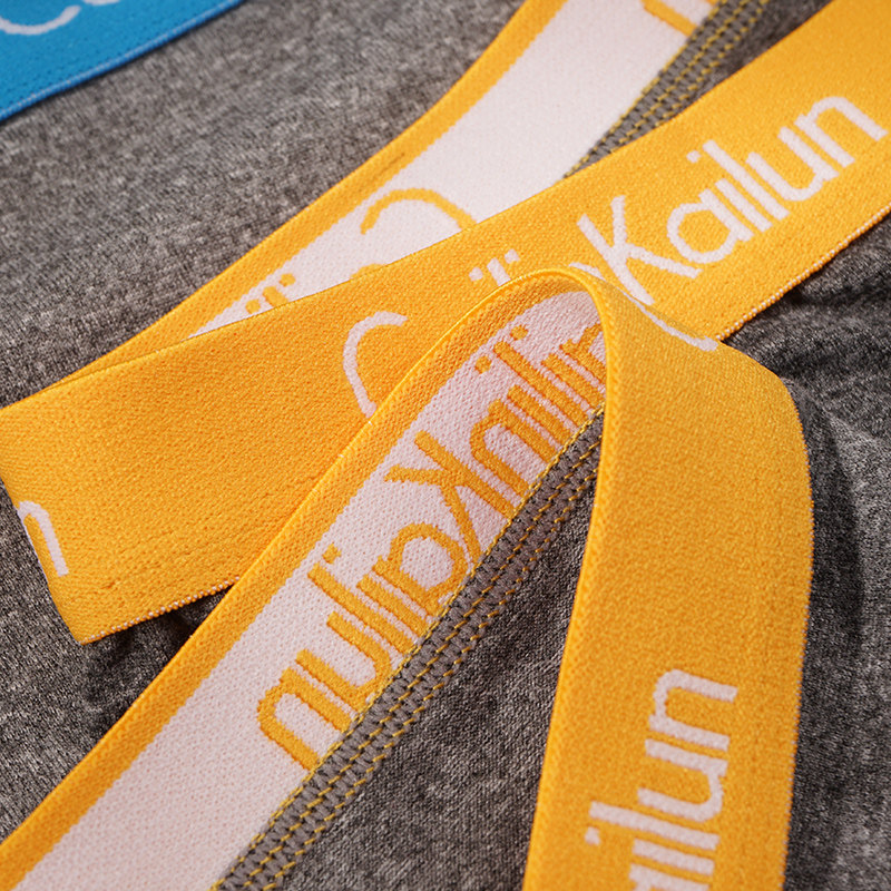 4件装男士平角抗菌短裤青年头内裤 彩仑凯乐内裤