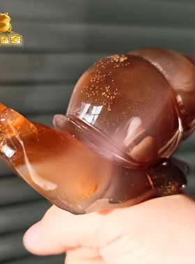 灵蟾晶舍｜有钱有房｜天然玛瑙水晶蜗牛摆件招财聚财兴业装饰149