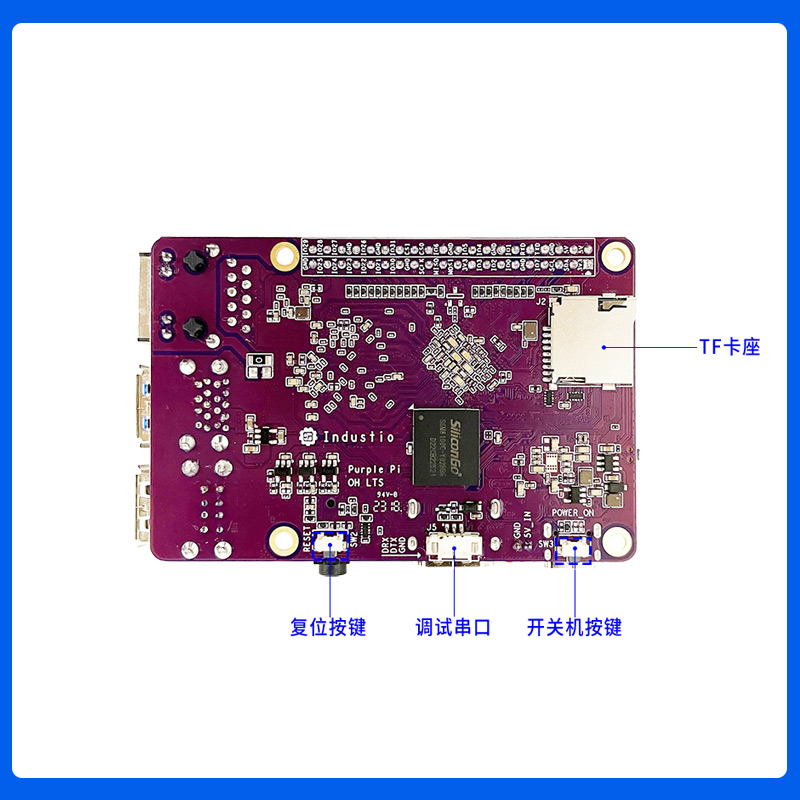 瑞芯微RK3566树莓派开源鸿蒙开发板PurplePiOH安卓Linux AI编程
