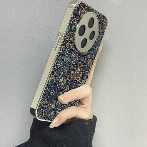 复古图腾适用oppoa5pro手机壳a3a2新款a1a55a56a57a58a72a93防摔a53s男一加ace5女款2v13情侣oneplus12套11 - 图0