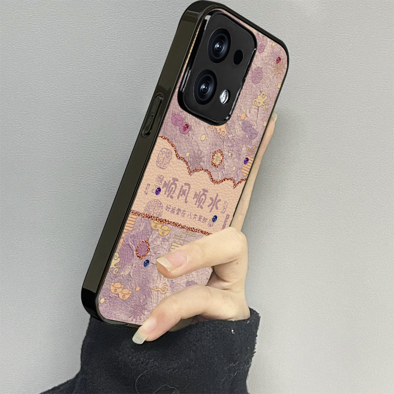 顺风顺水适用opporeno13手机壳reno12新款11oppofindx8x6x7ultra6防摔5k10pro+9男8女款7情侣3k12x套oppok9s - 图2