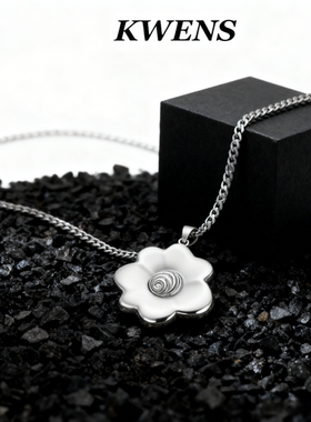 KWENS原创云妮太阳花吊坠项链