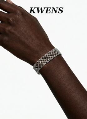 S925纯银交织蕾丝素链手链女