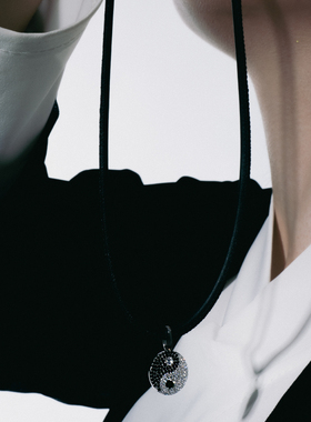 锆石925银皮链情侣自带香味项链