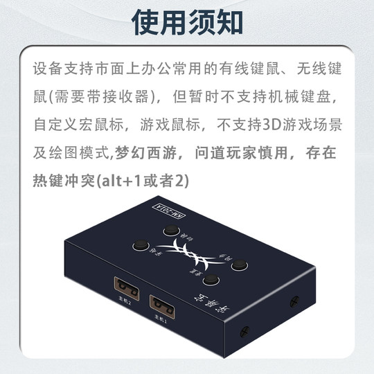 Two-in and one-out synchronized multi-port switch with screen penetration