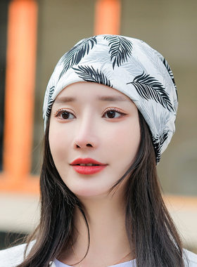 化疗后女士光头帽春季夏天