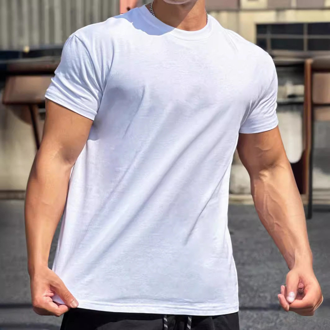 运动短袖男T恤垫肩收袖口健身跑步训练肌肉撸铁狗兄弟美式纯色潮,淘宝优惠券,粉丝福利购,淘宝优惠卷