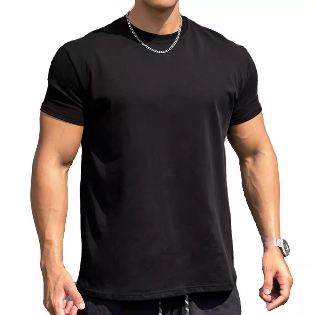 运动短袖男T恤垫肩收袖口健身跑步训练肌肉撸铁狗兄弟美式纯色潮,淘宝优惠券,粉丝福利购,淘宝优惠卷
