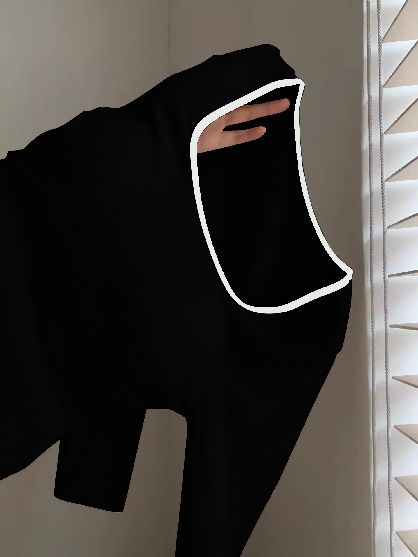 杏色方领加绒打底衫女内搭秋冬季保暖撞色带胸垫外穿修身长袖上衣,淘宝优惠券,粉丝福利购,淘宝优惠卷