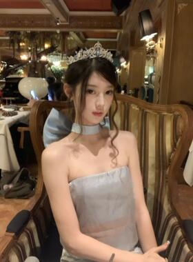 新款高级感水晶公主皇冠头饰女十八岁生日王冠lolita拍照发箍发饰
