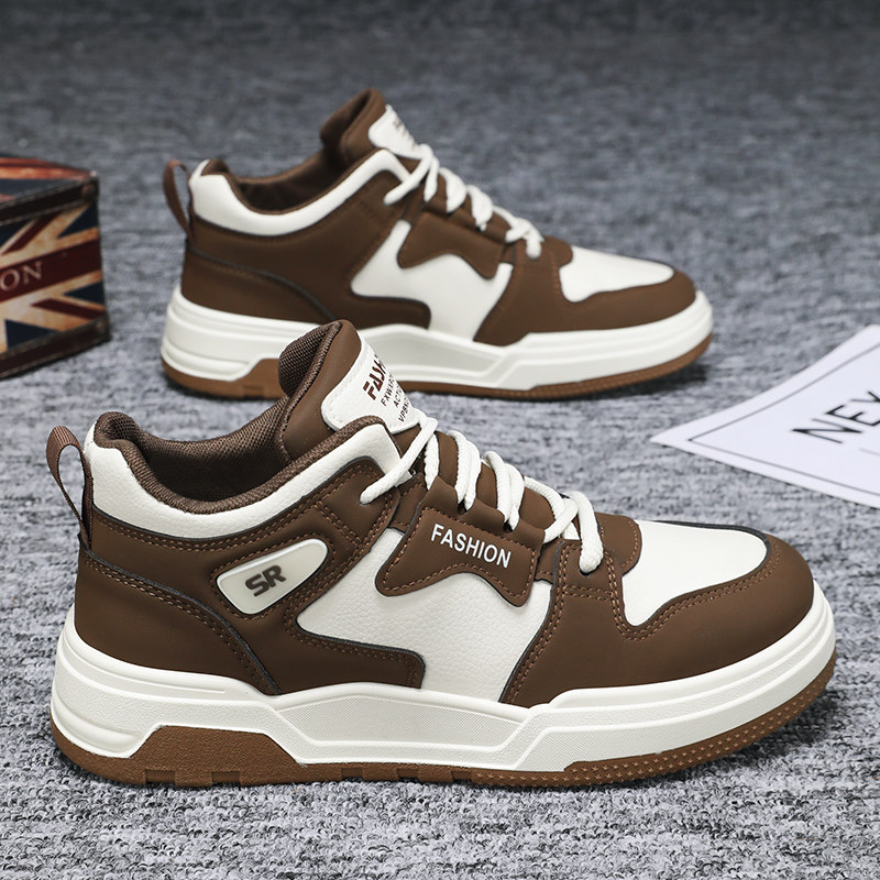 男鞋2025年新款耐磨防滑工装板鞋男款加厚运动休闲鞋男士百搭潮鞋,淘宝优惠券,粉丝福利购,淘宝优惠卷