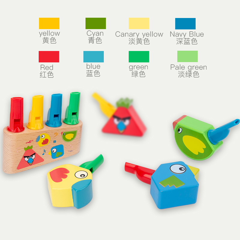 婴幼小鸟玩具幼儿园喇叭早教口哨 沃迪吹奏玩具/乐器