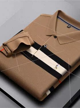 Long-sleeved T-shirt men cotton 2023 spring fall new large s