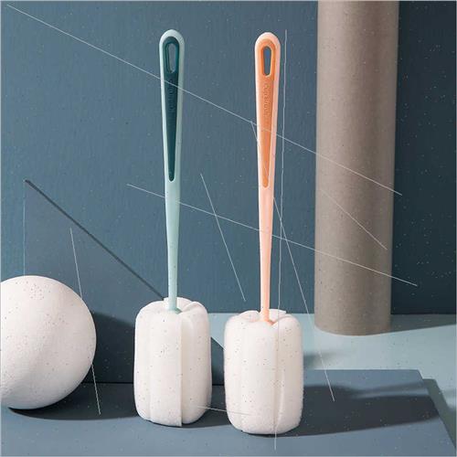 Household long handle bottle sponge cup brush  bottle cup cl - 图1