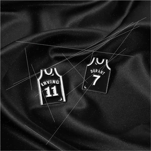 Cartoon Creative NBA Baller Basketball Jersey Pin Clothes Ba-图2