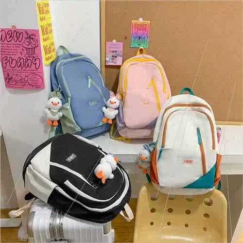 HK large-capacy student schoolbag Spring new Korean sports w - 图1