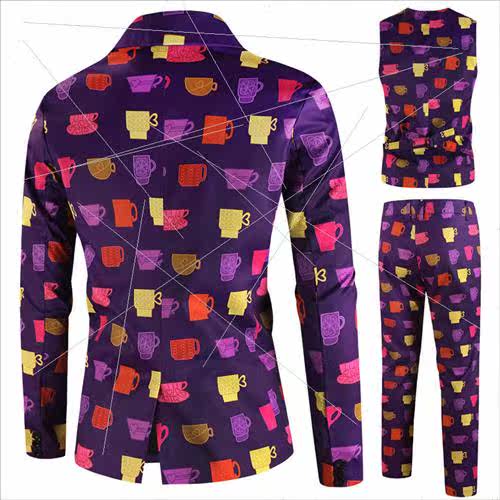 2023 New Valentine Day 3D Printed Su Vest Trousers Set 3pcs - 图0